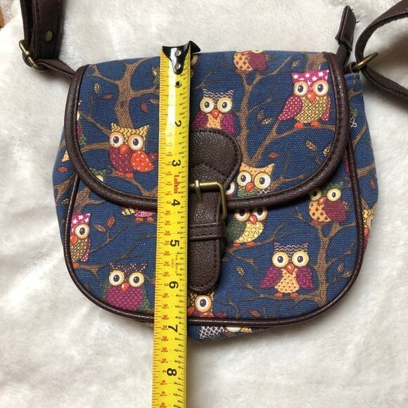 Owl Cloth Small Crossbody Purse NWOT - Picture 8 of 8